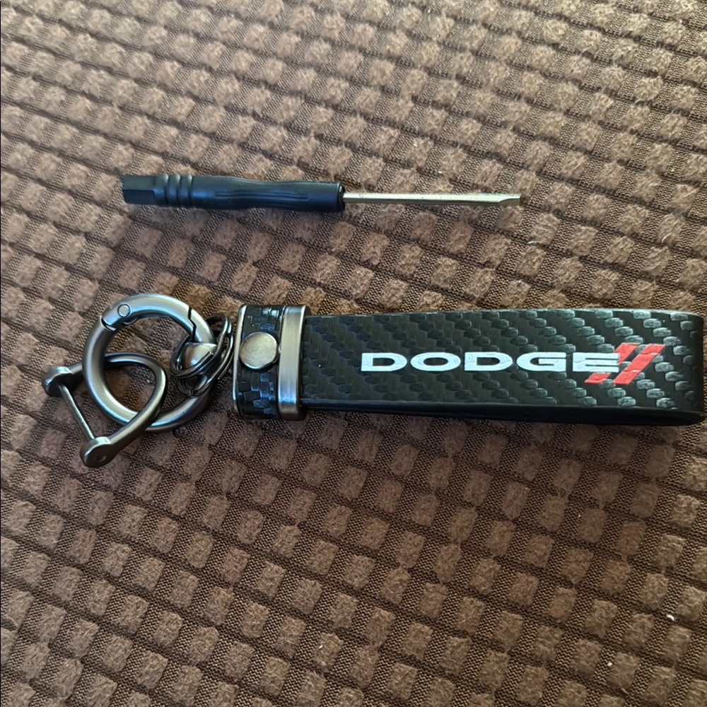 Dodge Keychain with Screwdriver